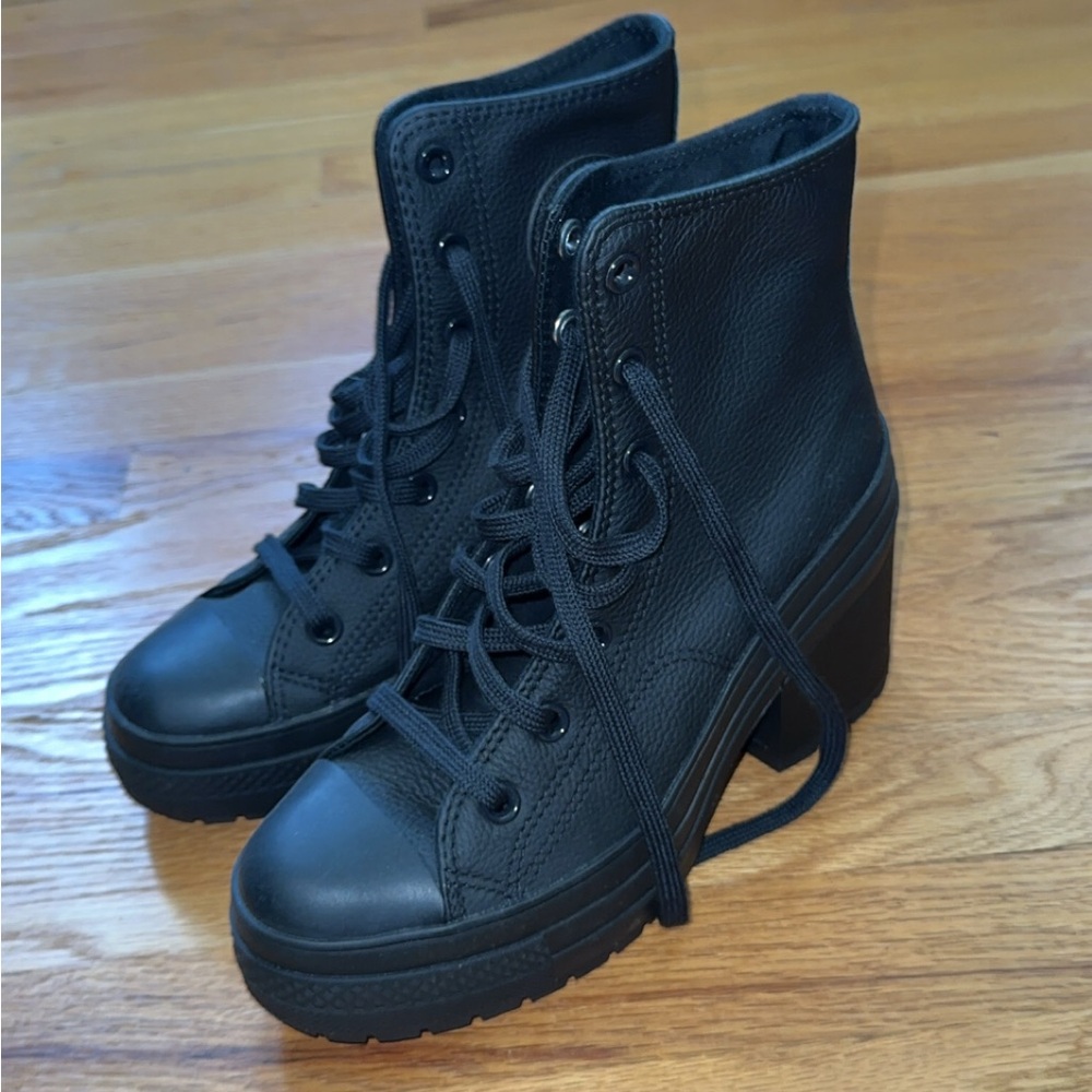 Women's Converse Black High-Top Boots
